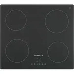 Respekta Induktionskochfeld, Schwarz, Glas, 59x6x62 cm, Kindersicherung,