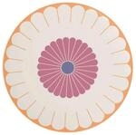 Villeroy & Boch Servierplatte Fleur Couleur, Gelb, Rosa, Wei&szlig;, Pastellblau, Keramik,