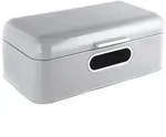 Echtwerk Brotkasten, Grau, Metall, rechteckig, 23x16.5x42 cm, lebensmittelecht,