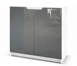 Vladon Kommode, Grau, Holzwerkstoff, 82x78x37 cm, Wohnzimmer, Kommoden &...
