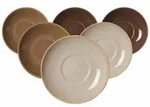 Ritzenhoff Breker Kaffeeuntertassen, Braun, Keramik, Rund, Kaffee & Tee, Tassen,