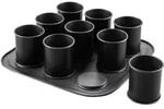 Dr.Oetker Backblech Dr Oetker, Schwarz, Metall, rechteckig, 29x29x12.5 cm,