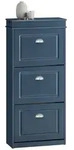 SoBuy Schuhkipper, Blau, Holzwerkstoff, 53x118x24 cm, Garderobe, Schuhaufbewahrung,