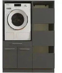 Hauswirtschaftsraum Laundreezy, Anthrazit, Holzwerkstoff, 1 Schublade(n) Schubladen,