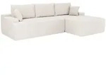 Juskys Sofa, Creme, Textil, 250x155 cm, Wohnzimmer, Sofas & Couches,