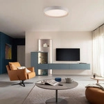 Sch&ouml;ner Wohnen Led-Deckenleuchte Tavoli, Sand, Metall, Kunststoff, 49x7.3x49...