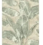 Tesa Tapete Cuba, Gr&uuml;n, Textil, Bl&auml;tter, 600x53 cm,