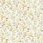 Tesa Tapete Daisy, Wei&szlig;, Textil, Blume, 600x53 cm,