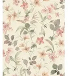 Tesa Tapete Lumina, Wei&szlig;, Textil, Blume, 600x53 cm,