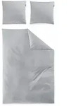 Irisette Bettw&auml;sche, Grau, Textil, Uni, 200x200 cm, Oeko-Tex&reg; Standard 100,