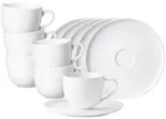 Ritzenhoff Breker Kaffeetassen, Wei&szlig;, Keramik, 0.22 L, Rund, 16x9x16 cm, Kaffee &