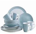 M&auml;ser Kombiservice Kitchen Time, Pastellblau, Keramik, 16-teilig, 400 ml,780...