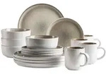 M&auml;ser Kombiservice Lunaria, Braun, Keramik, 16-teilig, 360 ml,650 ml, Essen &
