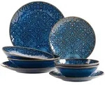M&auml;ser Kombiservice, Dunkelblau, Keramik, 8-teilig, 1000 ml, Essen & Trinken,