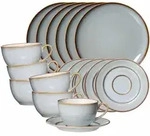 Ritzenhoff Breker Kaffeeservice, Grau, Keramik, 18-teilig, Rund, 2x2x2 cm, Essen &