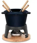 La Fonderie 1890 Fondue-Set, Dunkelblau, Metall, 20x20x20 cm, K&uuml;chenger&auml;te,