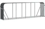 vidaXL Kaminholzunterstand, Anthrazit, Metall, Rechteckig, 300x100x45 cm,