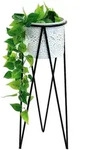 DanDiBo Blumenhocker, Schwarz, Metall, 28x75x28 cm, Wohnzimmer, Wohnzimmertische,