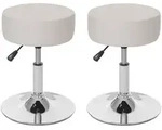 MCW Hocker, Beige, Textil, 35x55x35 cm, Wohnzimmer, Hocker