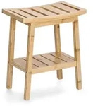 Zeller Present Hocker, Natur, Holz, Bambus, 40x25x46 cm, Wohnzimmer, Hocker,