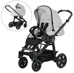 Hartan Kinderwagenset Racer Gts, Hellgrau, Textil, 3-teilig, 59x113x101 cm, EN...