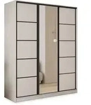 Masseno Schwebet&uuml;renschrank, Kaschmir, Holzwerkstoff, 7 F&auml;cher, 4 Schubladen,