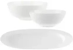 Villeroy & Boch Servier-Set, Wei&szlig;, Keramik, Rund, 2x2x2 cm, Tischkultur & Servieren,
