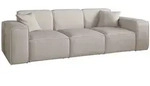 Fun M&ouml;bel Sofa, Beige, Textil, 225x73x88 cm, Wohnzimmer, Sofas & Couches,...