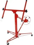 tectake Plattenheber, Rot, Metall, 140x185x153 cm, CE, Freizeit, Heimwerken,