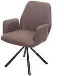 MCW Esszimmerstuhl, Braun, Textil, 60x86x66 cm, Esszimmer, St&uuml;hle, Esszimmerst&uuml;hle,