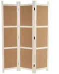 MCW Paravent, Braun, Holz, Kiefer, 121x166x2 cm, Wohnzimmer, Raumteiler & Paravents,