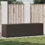 furnicato Gartenbox, Braun, Kunststoff, Rechteckig, 200x60x50 cm, Aufbewahrung &
