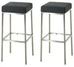 CLP Barhocker, Dunkelgrau, Metall, 37x85x37 cm, Esszimmer, Barm&ouml;bel, Barhocker