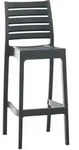CLP Barhocker, Dunkelgrau, Kunststoff, 45x105x51 cm, Esszimmer, Barm&ouml;bel, Barhocker