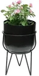 DanDiBo Blumenhocker, Schwarz, Metall, 22x35.5x22 cm, Wohnzimmer,...
