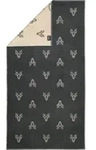 Cawoe Duschtuch, Grau, Textil, Grafikmuster, 70x140 cm, Badtextilien,...