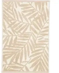 Cawoe G&auml;stetuch, Beige, Textil, Grafikmuster, 30x50 cm, Badtextilien,