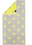 Cawoe Handtuch, Gelb, Textil, Grafikmuster, 50x100 cm, Badtextilien, Handt&uuml;cher