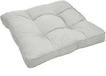 Beautissu Loungekissen, Hellgrau, Textil, 60x10x60 cm, Wohntextilien, Kissen,