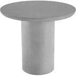 tectake Runder-Gartentisch, Grau, Keramik, Patchwork, Rund, 86.5x75.5x86.5 cm,