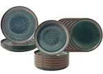 like.Villeroy & Boch Teller-Set, Gr&uuml;n, Keramik, 18-teilig, 2x2x2 cm, Essen &