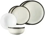 Seltmann Weiden Basic-Set, Anthrazit, Keramik, 6-teilig, Rund, 2x2x2 cm, Essen &