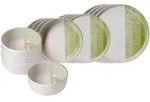 Ritzenhoff Breker Einsteiger-Set, Gr&uuml;n, Keramik, 16-teilig, Rund, 2x2x2 cm, Essen &
