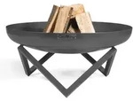 Cook King Feuerschale, Rost, Metall, 70x70 cm, Freizeit, Campingzubeh&ouml;r,