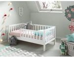 Vipack Kinder-/Juniorbett, Wei&szlig;, Holz, Kiefer, 70x140 cm, Lattenrost, Kinder- &