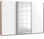 Mid.you Schwebet&uuml;renschrank Wimex Level 36A, Eiche, Wei&szlig;, Holzwerkstoff, 3...