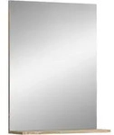 Mid.you Spiegel, Sonoma Eiche, Glas, 60x79x18 cm, FSC Mix, Ablage, Badezimmer,
