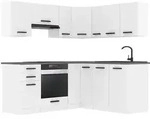B Belini Group K&uuml;che, Wei&szlig;, Holz, 320x204x60 cm, K&uuml;chen, Eckk&uuml;chen,...