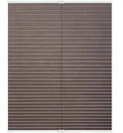 Lichtblick Original Plissee, Taupe, Kunststoff, 80x130 cm, Wohntextilien, Rollos &