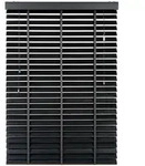 Jalousie Venetian, Schwarz, Holz, Bambus, Holz, 60x130 cm, L&auml;nge universell